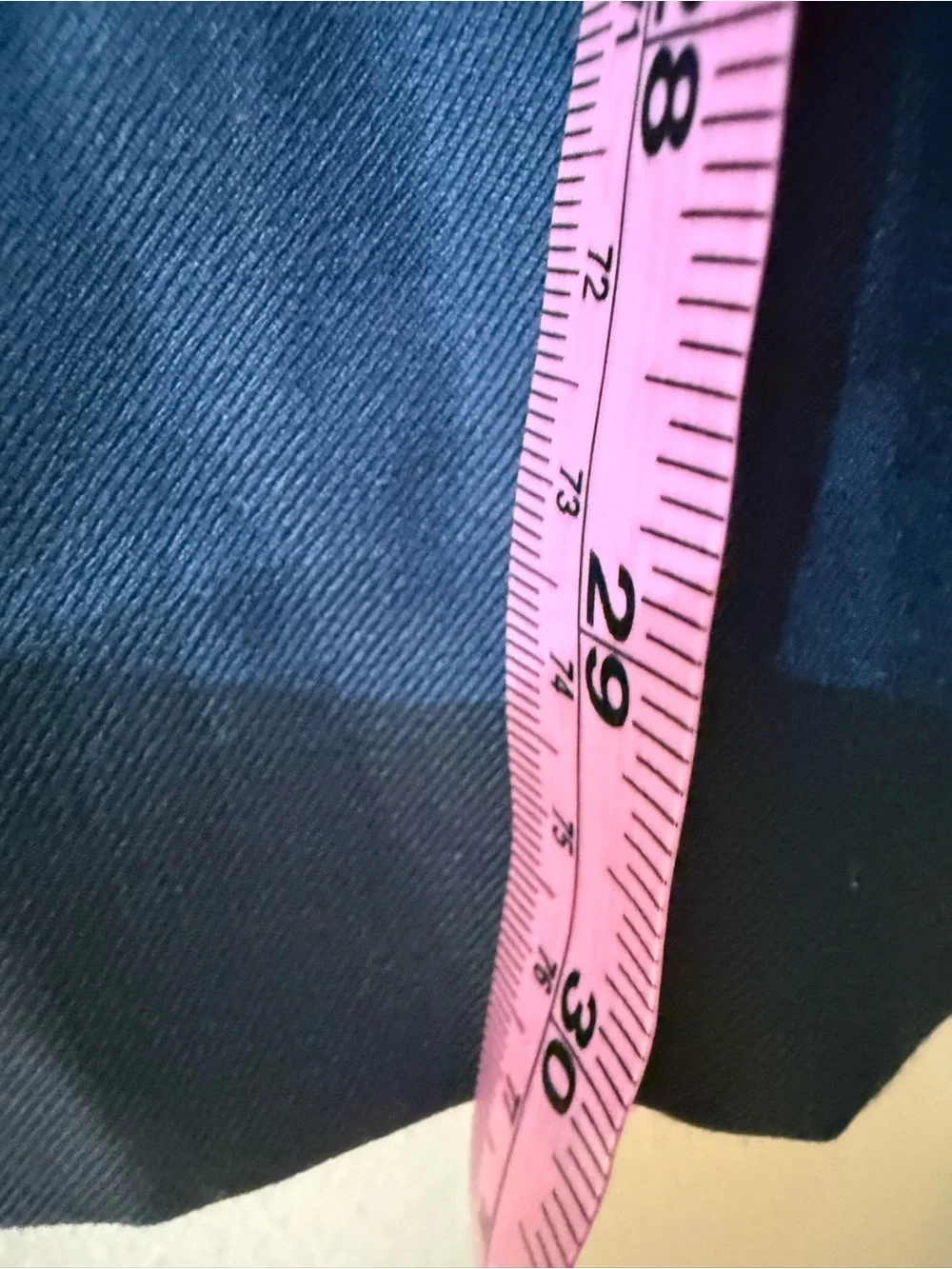 & Other Stories 8 Navy Wide-Leg High-Rise Cotton Wool Pants Preppy Clean Girl - Picture 9 of 9
